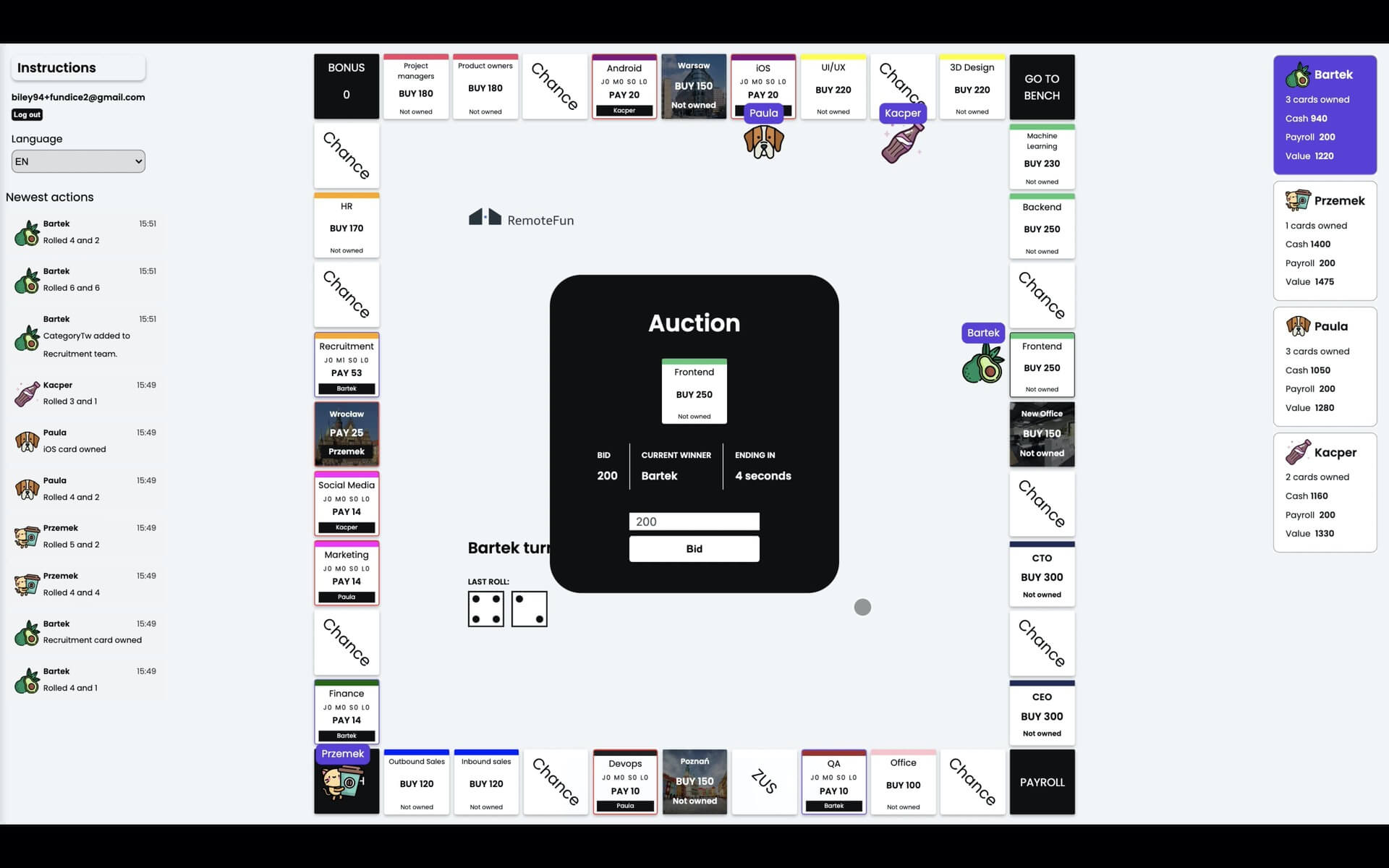 RemoteFun - FunBusinessGame - category